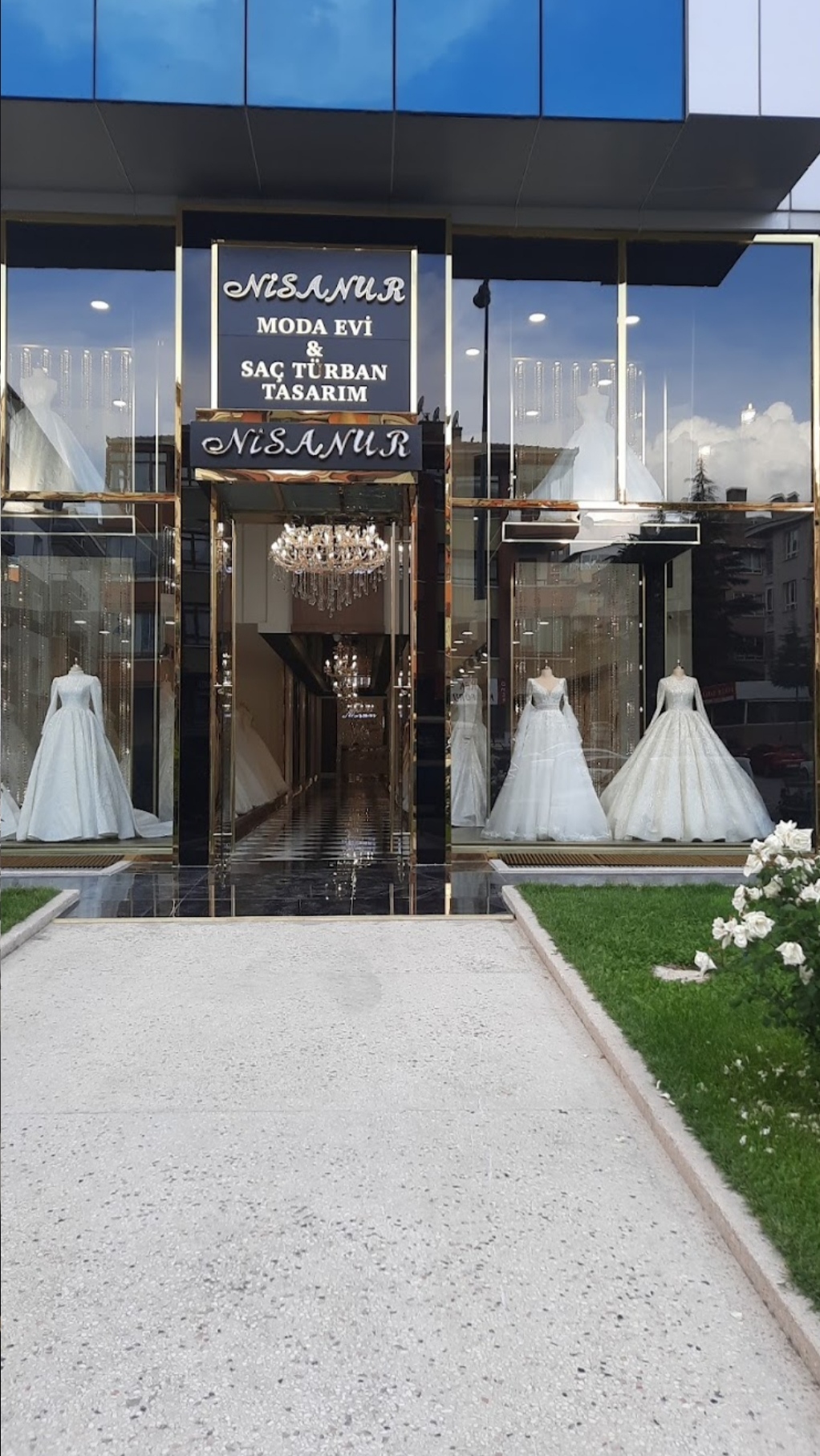 NİSANUR ANKARA Gelinlik Nişanlık Kaftan Abiye Tesettür Gelin Başı Saç Tasarımı & Türban Tasarımı Nisanur Ankara
